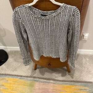 Eileen Fisher Monochrome Knit Top